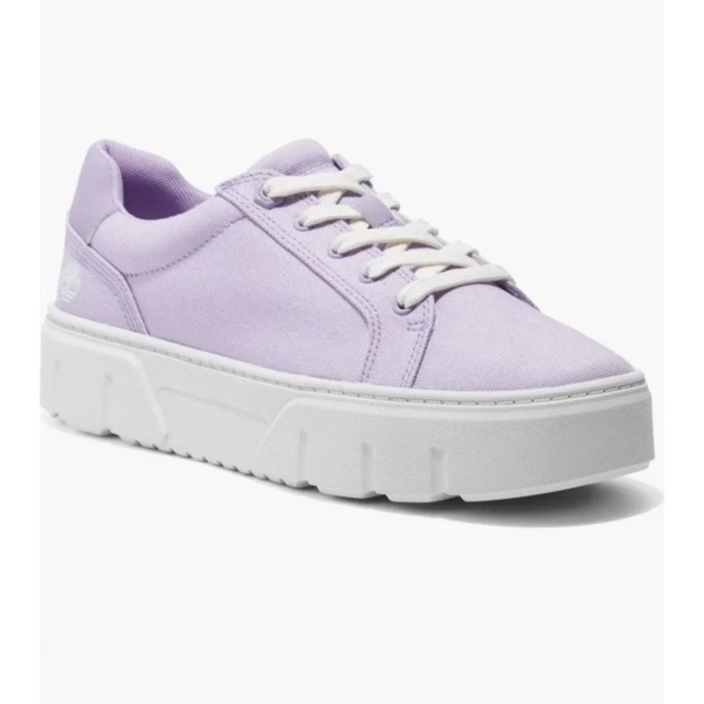 NEW Timberland Laurel Women's Purple/‎ Lilac Platform Canvas Sneakers Size 10